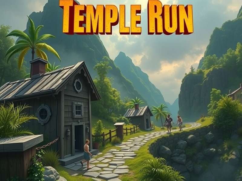 Temple Run music meme viral compilation with smartphone and headphones