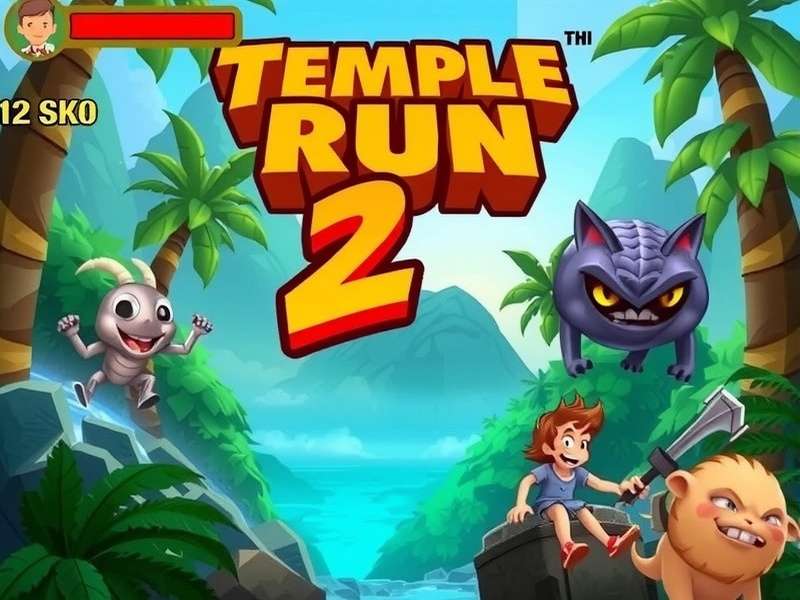 Temple Run 2 Latest Version Mod Apk with unlimited coins and gems gameplay screenshot