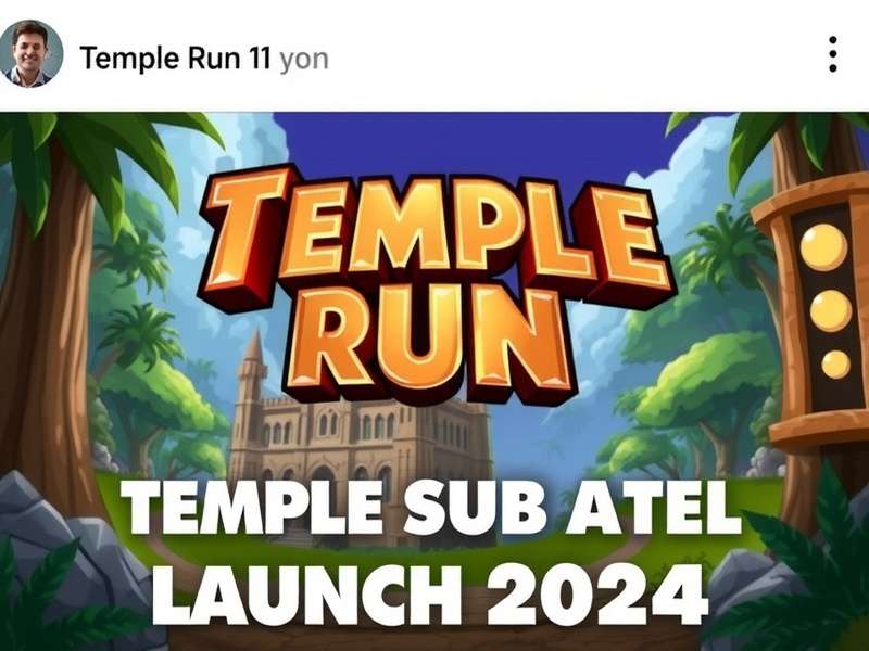 Temple Run 1 launch date — original App Store debut and iconic endless runner gameplay