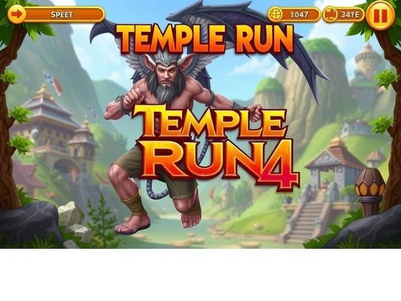 Temple Run 4 Online Play — Ancient temple adventure with new power-ups and endless running action