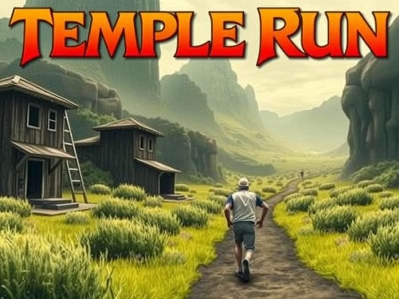 Temple Run game scene with famous movie voice clips overlays — Bollywood and Hollywood style